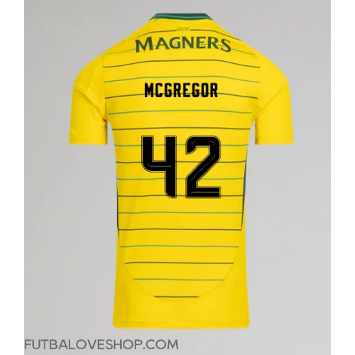 Dres Celtic Callum McGregor #42 Preč 2024-25 Krátky Rukáv